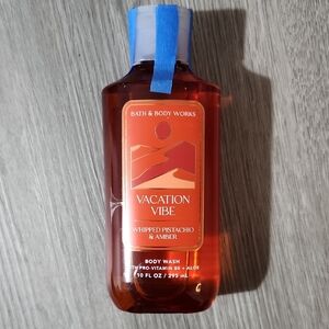 Bath & Body Works Vacation Vibe Body Wash Whipped Pistachio & Amber